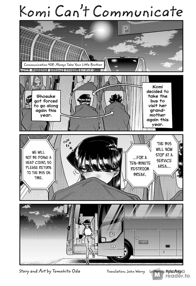 Komi Can’t Communicate, Chapter 408 image 1